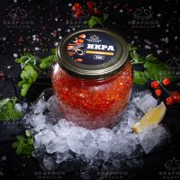 Икра кеты 2025 свежий улов, 500г стекло