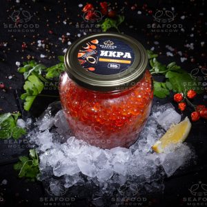 Икра кеты розница 500гр. стекло