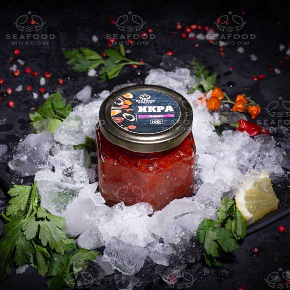 ikra-nerki-100-gramm Икра Нерки свежий улов 95гр. стекло — изображение 1