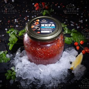 Икра кижуча розница 500гр. стекло