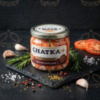 Мясо краба в солевой заливке (коленце) ст/б 390гр. (Адмирал)