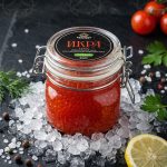 Икра Горбуши свежий улов 350 гр. стекло.