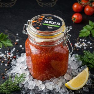 Икра Горбуши свежий улов 600 гр. стекло