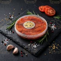 Ломтики кижуча в масле, 180 г (ИП Скрипник)