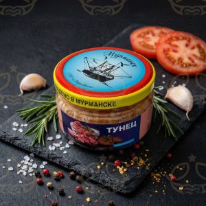 Тунец натуральный стекло 200 гр.