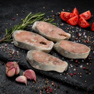 Стейки горбуши 1 кг.